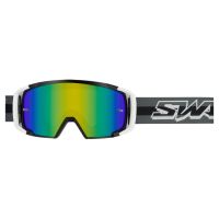 Swaps SCRUB V2 motokrosové brýle černé/bílé/zlato-modré